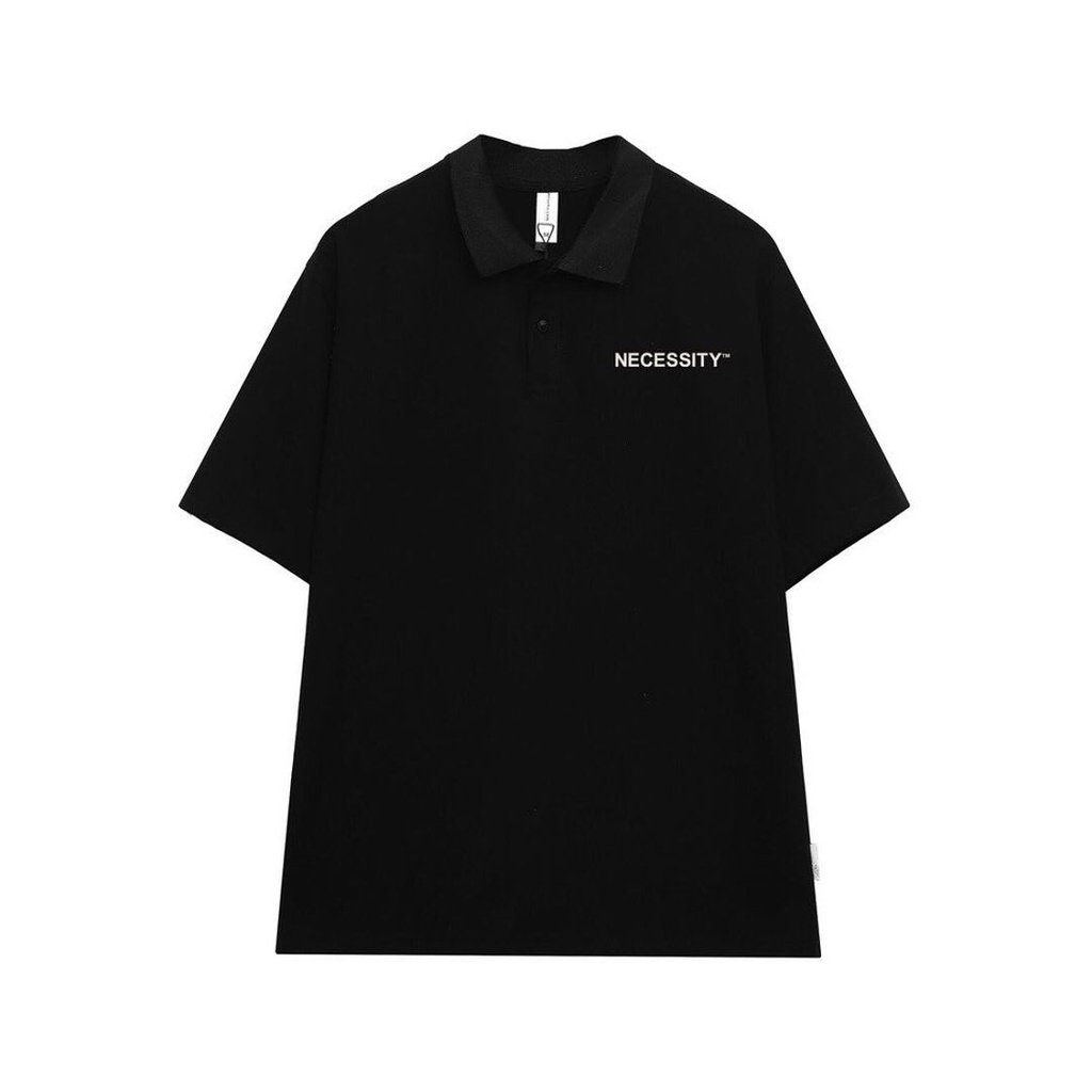 ÁO POLO NAM BASIC PHỐI CHỮ NECESSITY
