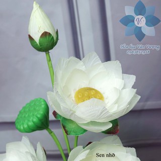 Hoa Lụa Để Bàn 🌺FREESHIP🌺 Hoa Sen Giả