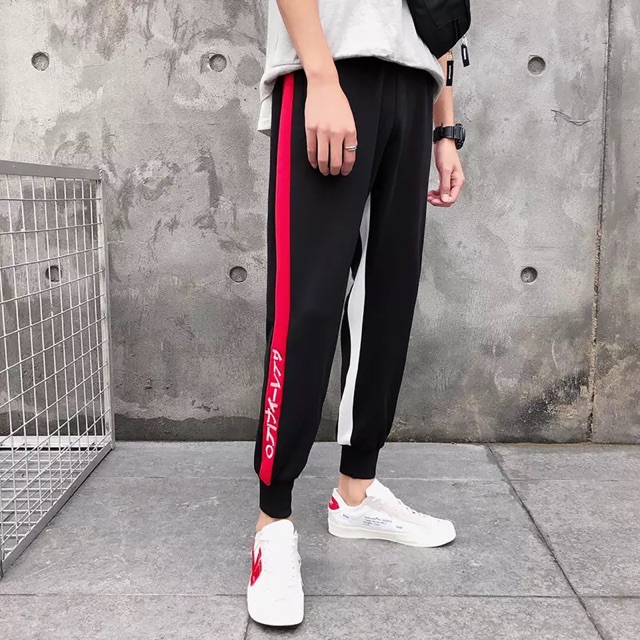 Quần jogger nỉ unisex Chữ Nhật nam nữ phong cách ulzzang Wind | BigBuy360 - bigbuy360.vn