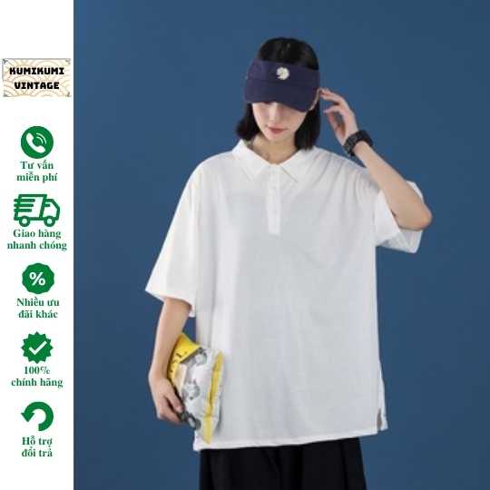 áo polo cộc tay nam nư rộng -áo polo tay lỡ  form rộng - phong cách hiphop đường phố -A1- hottrend 2022