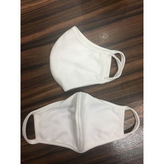 Khẩu trang vải trắng kháng khuẩn cao cấp