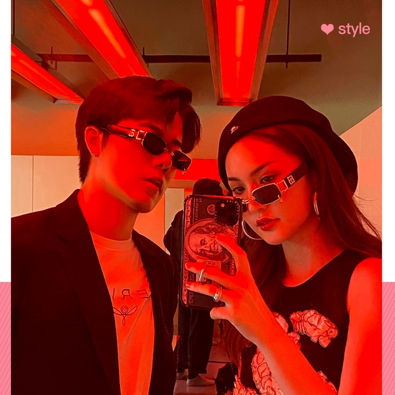 Mắt Kính Chống Bức Xạ Phong Cách Hàn Quốc Cho Nữ