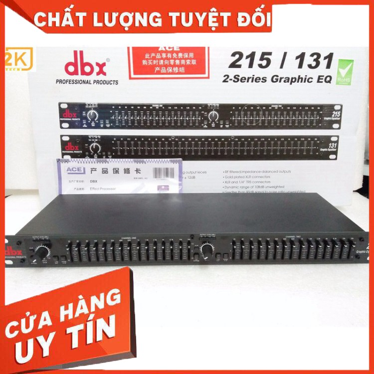 [HÀNG CHẤT LƯỢNG] Đầu lọc xì Equalizer dbx 215 ( đen ) - hàng chất lượng, giá tốt nhất TQ