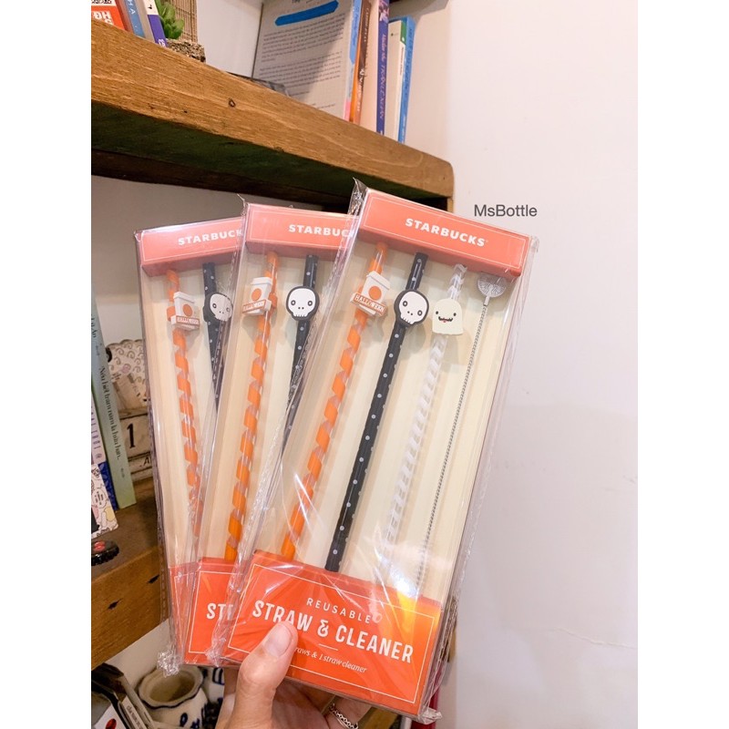 HÀNG CÓ SẴN - SET ỐNG HÚT BST HALLOWEEN KOREA 2020