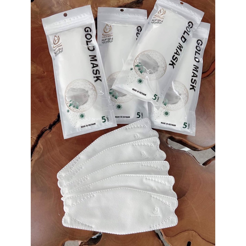 FREESHIP_KHẨU TRANG KF94_ GOLD MASK_ 1TÚI/10 CÁI_GIÁ RẺ_MÀU XÁM | BigBuy360 - bigbuy360.vn