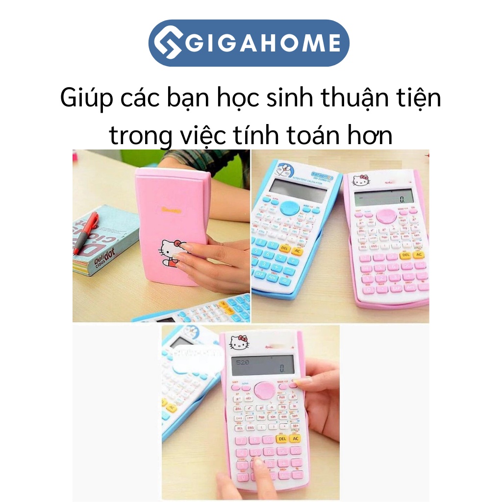Máy Tính Học Sinh Hello Kitty Và Doraemon Dễ Thương GIGAHOME 8163
