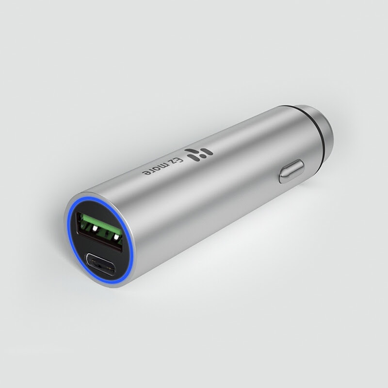 Sạc nhanh ô tô 92W Ez more Ti29 (1A1C)