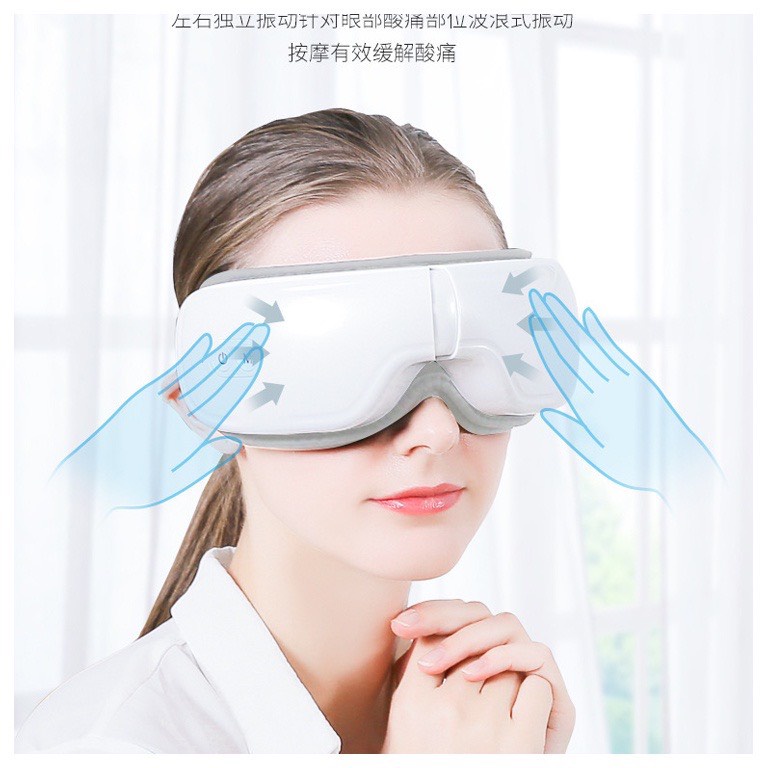 MÁY MASSAGE MẮT ED-1108 Công Nghệ Áp Suất Túi Khí Kèm Nhiệt, Ấn Huyệt, Mát Xa Mắt BẢO HÀNH 12 THÁNG