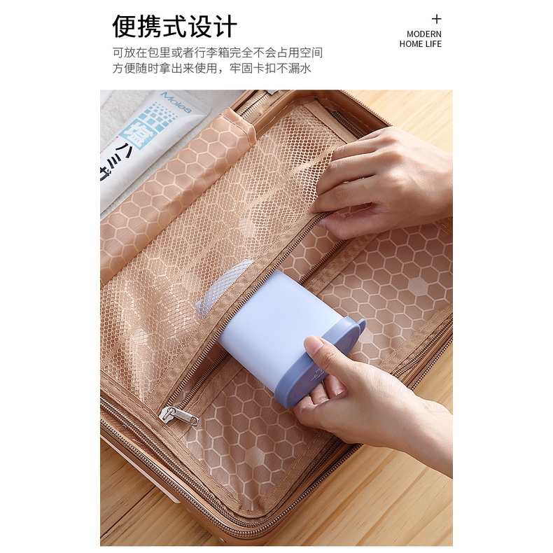 Simple Nordic silicone travel home portable travel soap box with lid creative soap box toilet soap box