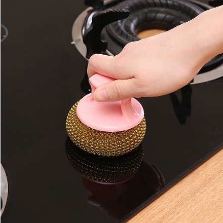 🍉Dụng cụ cọ xoong nồi búi thép bền đẹp DUASHOP.
