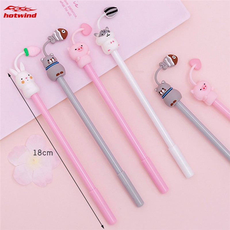 Bút Mực Gel Cỡ Ngòi 0.5mm Kiểu Dáng Xinh Xắn Dễ Thương