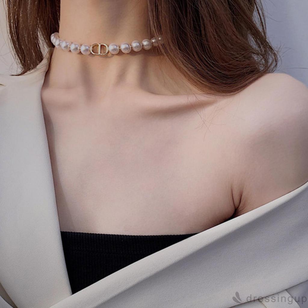 DRESSINGUP-Vòng cổ mặt hình quả dừa rỗng tinh tế cho nữ