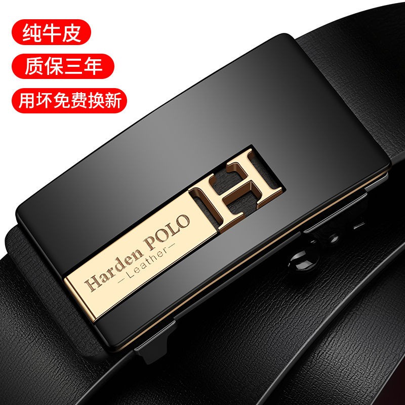 Thắt Lưng Da Thật Có Khóa Tự Động Thời Trang Cho Nam 1