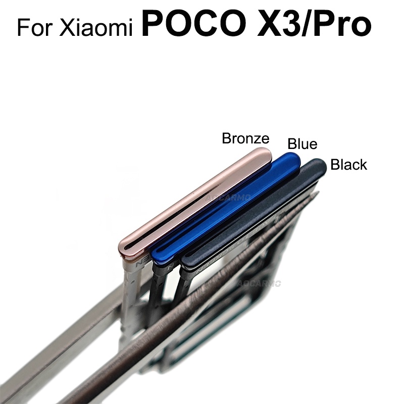 1 Khe Đựng Thẻ SIM Thay Thế Cho Điện Thoại Xiaomi POCO X3 X3Pro