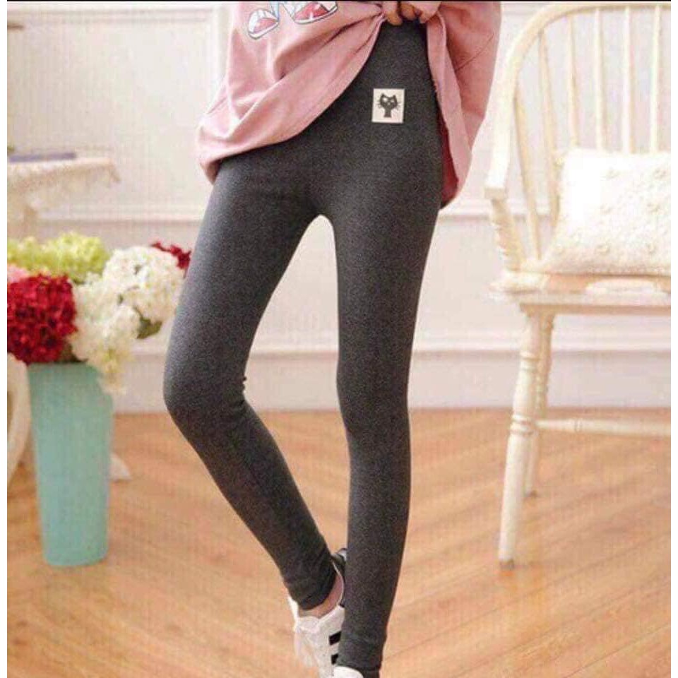 Sỉ quần legging mèo lót lông siêu dày cho nữ