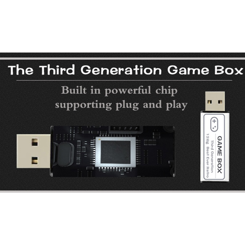 Ổ Đĩa Chơi Game 128GB USB Tích Hợp 15000 + 4 Cổng USB 2.0 Hub Cho PS1 Mini Console