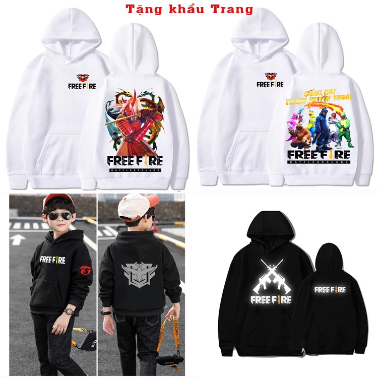 💥HOT 🎁 BST ÁO HOODIE Free Fire Rank Đại Kiện Tướng - Quỷ Kiếm - Hayato - Khủng Long cực hot 💖