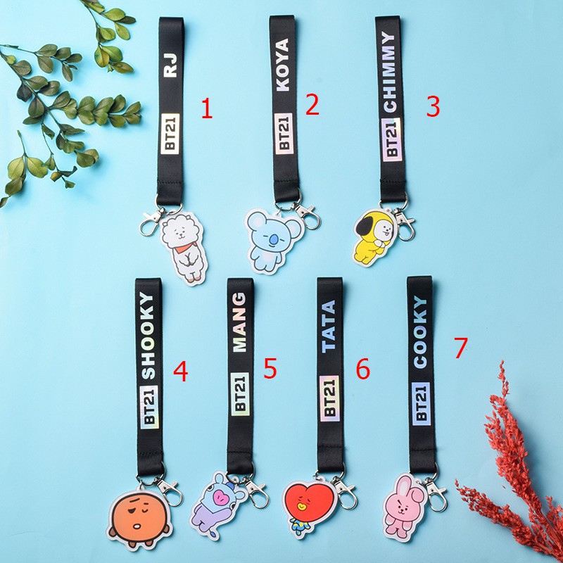 Móc khóa móc balo BT21 BTS Xu115