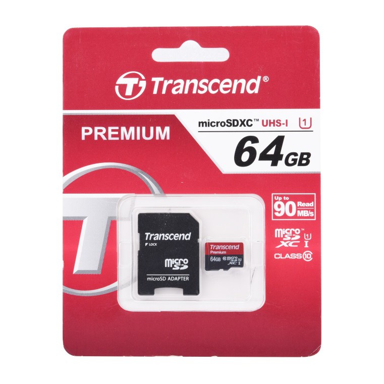 Thẻ nhớ Transcend 64GB MicroSDHC Class10