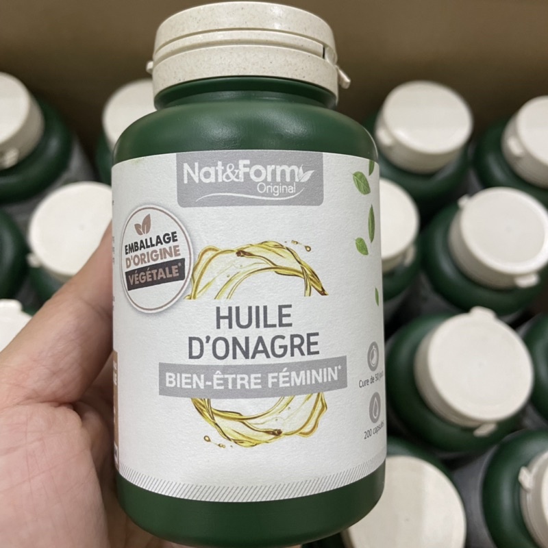 Hoa anh thảo Pháp Nat&Form Huile D’Onagre 200viên