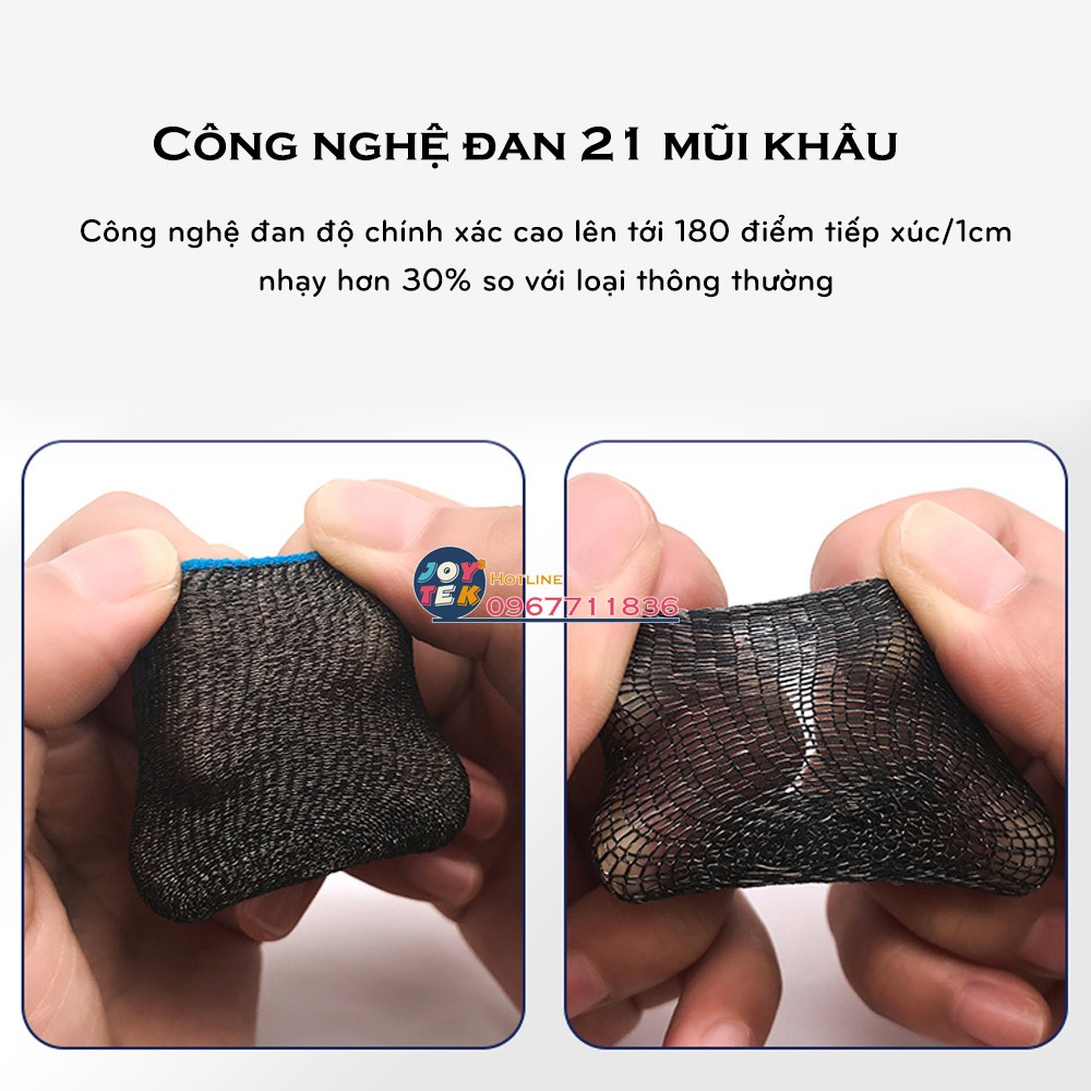 Bao tay chơi game finger sleeve chơi PUBG Liên quân chống mồ hôi cực nhạy co giãn cực tốt