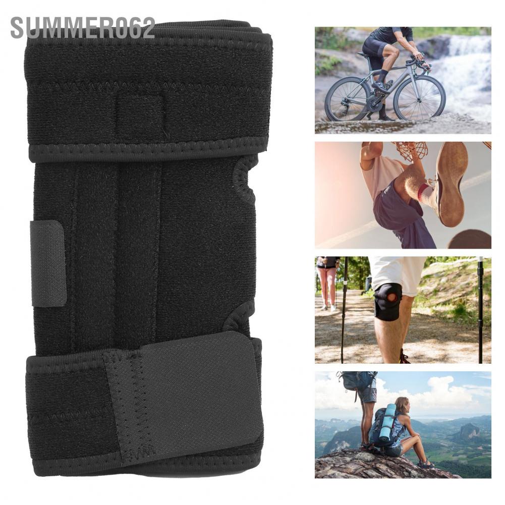 Summer062 Outdoor Climbing Knee Pad Breathable for Running Riding Sports Fitness Protector with 4 Spring Bars