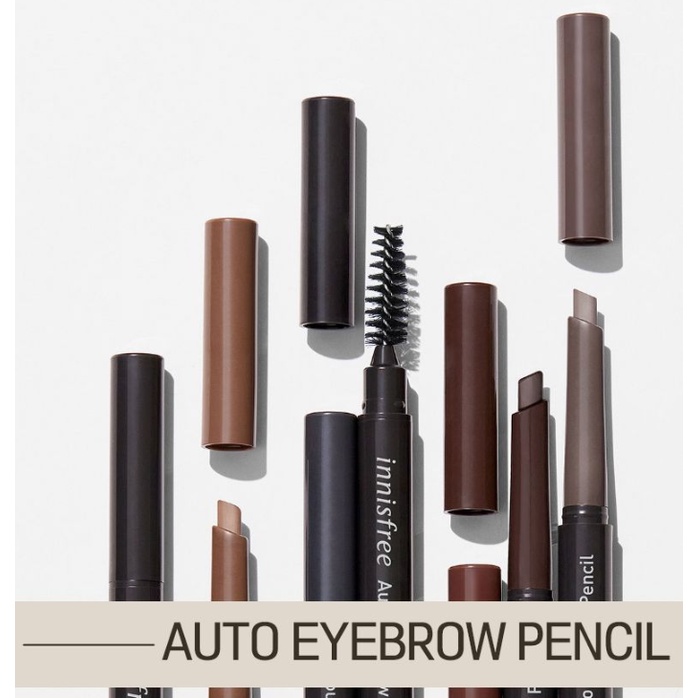 [MẪU MỚI] Chì kẻ mày INNISFREE Auto Eyebrow Pencil