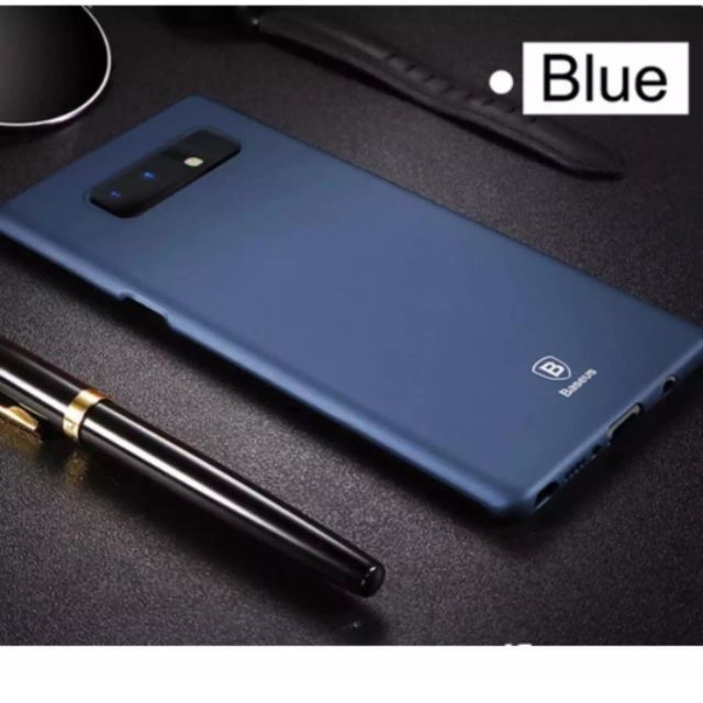 Ốp lưng Baseus lụa nhám siêu mỏng Galaxy Note 8 Chính hãng - Kèm ảnh thật /Sỉ Ốp