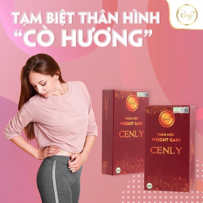 Sale Lớn - Tăng Cân Cenly Hộp 30v [ Tem cào QR Hạn Dài Tăng 2-8 Kg ]