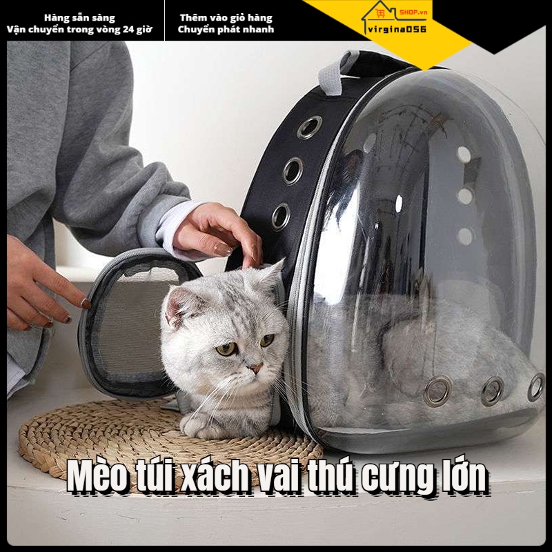 Balo mang theo thú cưng/ chó mèo tiện lợi