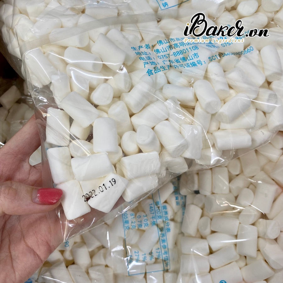 [RẺ VÔ ĐỊCH] Kẹo marshmallow Erko trắng làm nougat, dễ tan