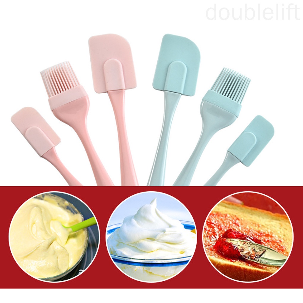 Set 3 Dụng Cụ Phết Kem / Bơ Bằng Silicone Thiết Kế Tiện Dụng