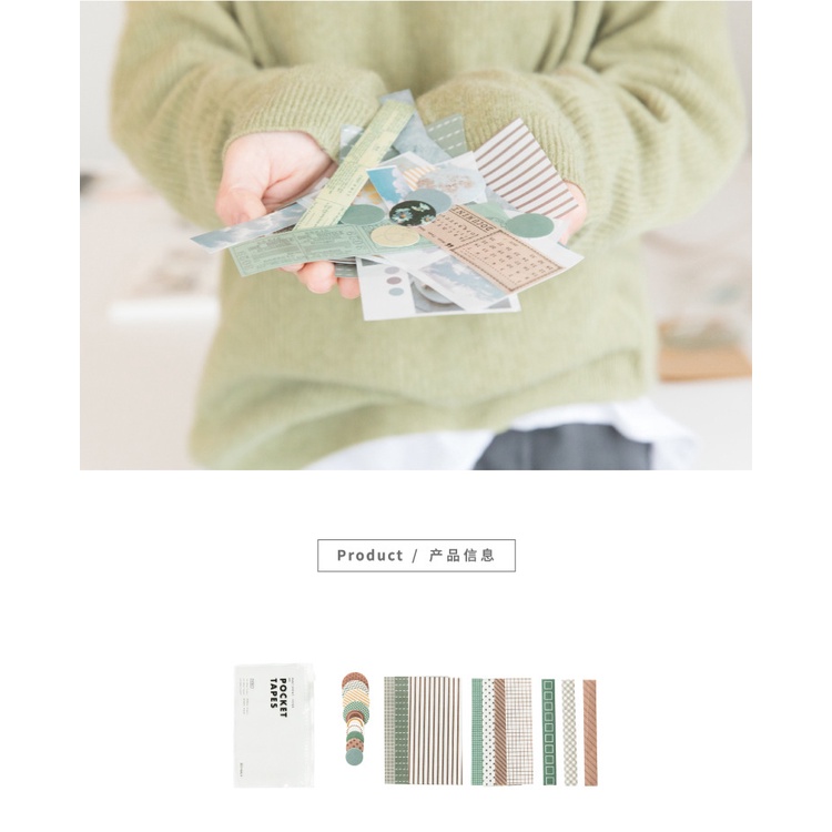 Set 40 miếng sticker trang trí sổ tay dễ thương, độc đáo