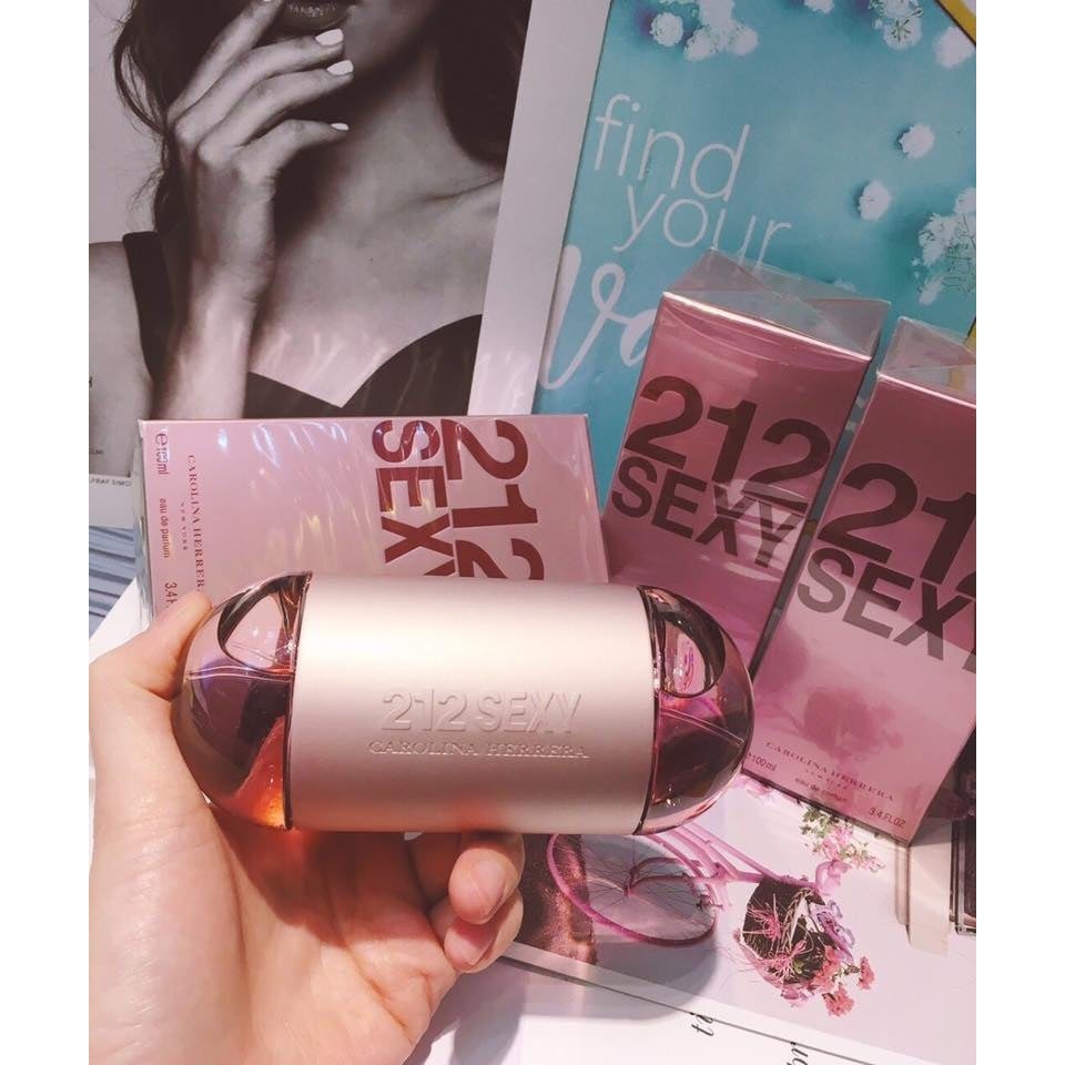 Nước hoa nữ 212 Sexy CAROLINA HERRERA 100ml [Chính hãng 100%] | BigBuy360 - bigbuy360.vn