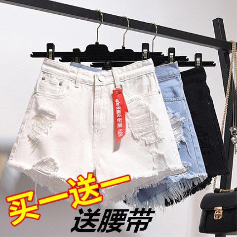 Quần Short Nữ Jeans Denim Lưng Cao Thời Trang Hàn | BigBuy360 - bigbuy360.vn