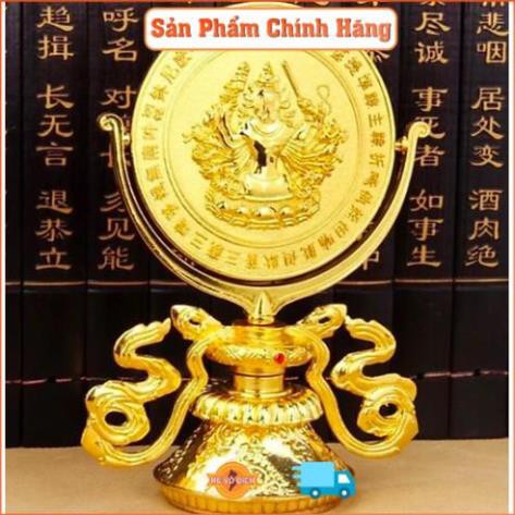 Kính đàn Chuẩn Đề - vàng. Đồ thờ cúng pháp khí mật tông.