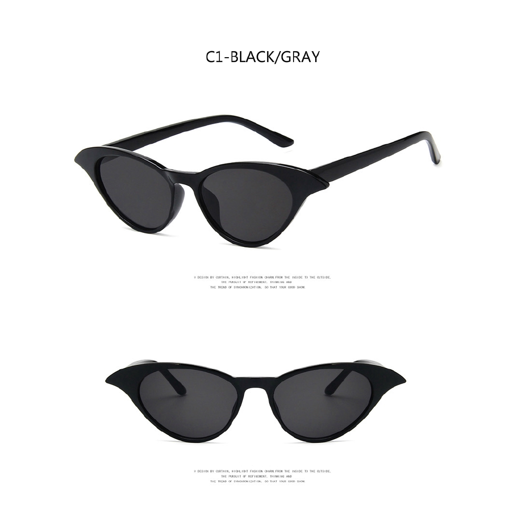 Kính mát kim loại gọng tam giác phong cách Âu Mỹ cá tính thời trang