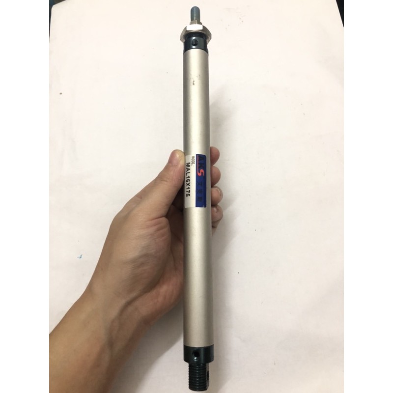 Xi lanh khí nén đường kính 16, hành trình 25, 100, 125, 150, 175, 200, 300, 400, 500