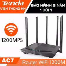 Wireless Router Tenda AC7 New Model - Bộ phát wifi chính hãng Tenda giá rẻ