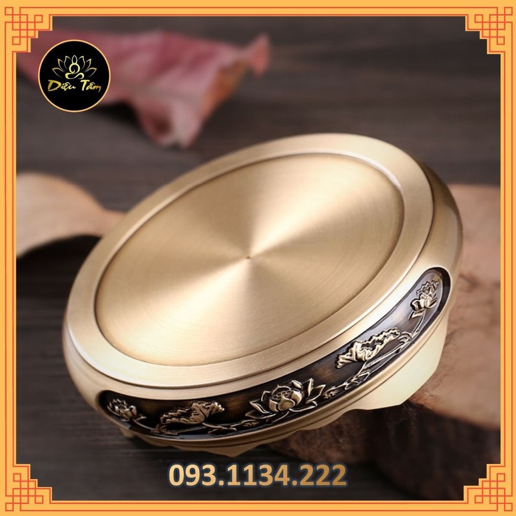 Đôn Chân Đế Lư Hương Đồng Nguyên Khối