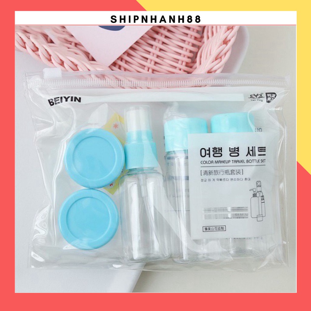 Bộ chiết mỹ phẩm 7 món tiện dụng 88143 SHIPNHANH88