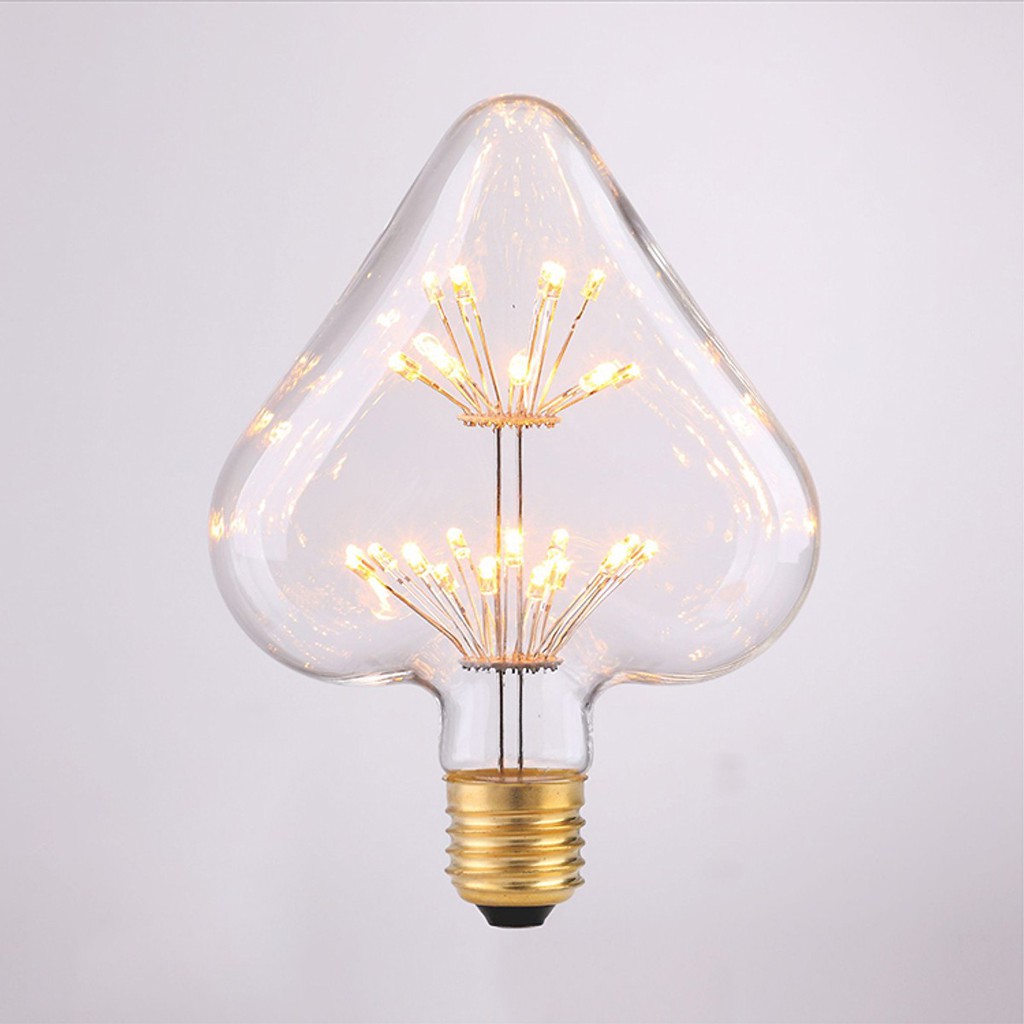 Đèn led bulb decor trang trí hình trái tim GIVASOLAR GV-FB-HEART