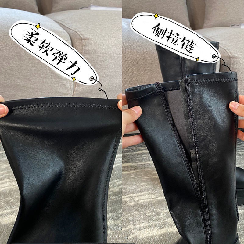 [Mã FASHIONCBSD181 giảm 20% tối đa 50K đơn 150K] Giày Boot Cổ Cao Co Giãn Thời Trang 2020 Cho Nữ | BigBuy360 - bigbuy360.vn