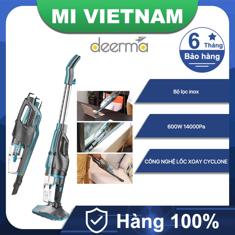 [Mã XIAOVCP88 hoàn 10K đơn 499K] Máy Hút Bụi Cầm Tay Deerma DX920 Handheld Vacuum Cleaners( Đen ) Bảo hành 12 tháng