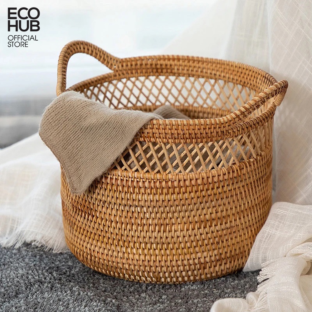 Giỏ Mây Đựng Đồ ECOHUB EH0275 (Rattan Basket)