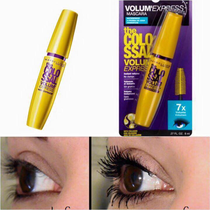 Chuốt mi Maybeline màu đen vỏ vàng (Maybelline Jade – the Colossal Volum’Express Mascara)