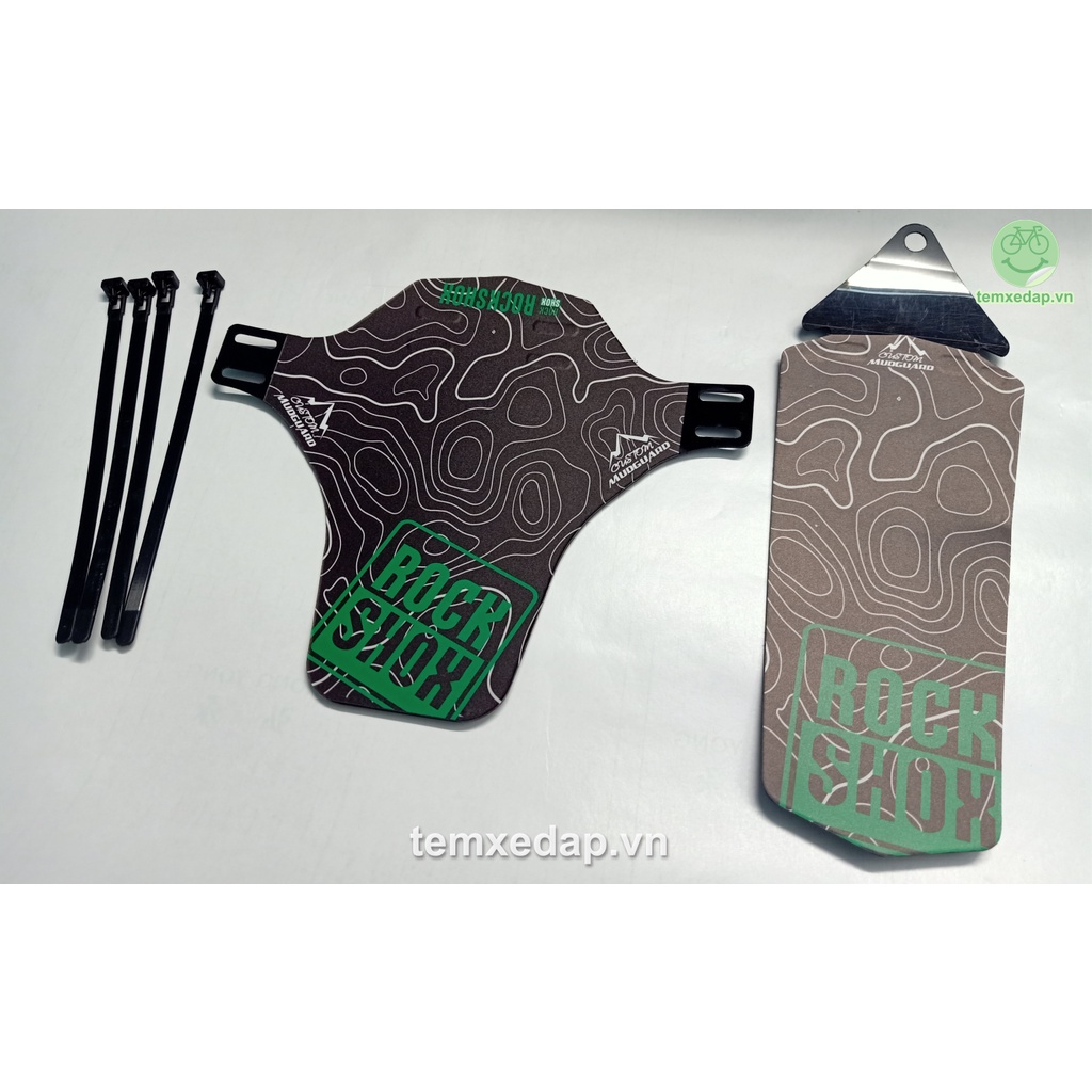 ☇№✸Dè chắn bùn xe đạp địa hình MTB ROCKSHOX 2021 | Mud Guard Bicycle Fenders CycleWrap