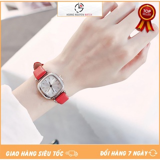 Đồng hồ nữ dây da vintage dhd190 thời trang cực đẹp