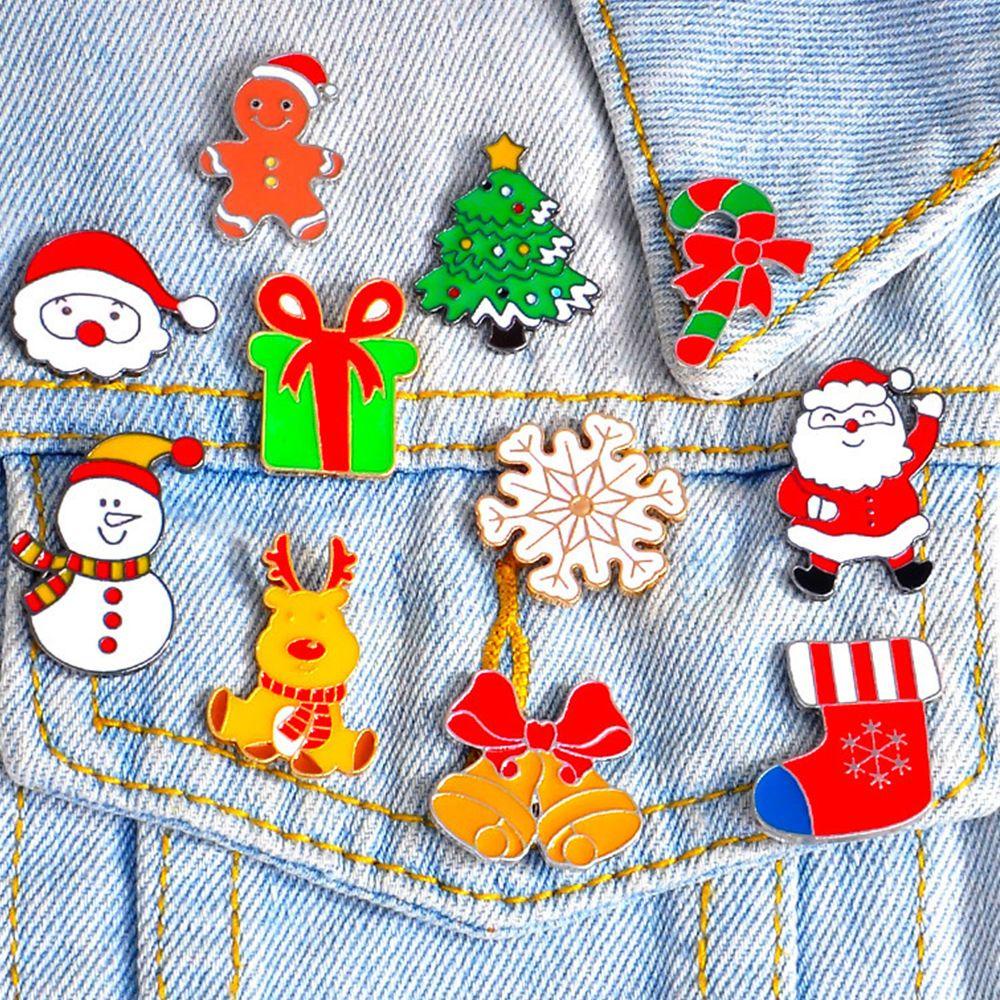 Ghim Cài Áo Hình Ông Già Noel Dễ Thương Cho Nữ