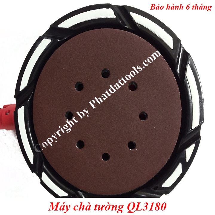 Máy Chà Nhám Tường, Sơn Bả QL 3180 Cao Cấp  - Có Đèn Led - Điều Chỉnh Tốc Độ - Chuyên Dụng Cho Thợ Sơn